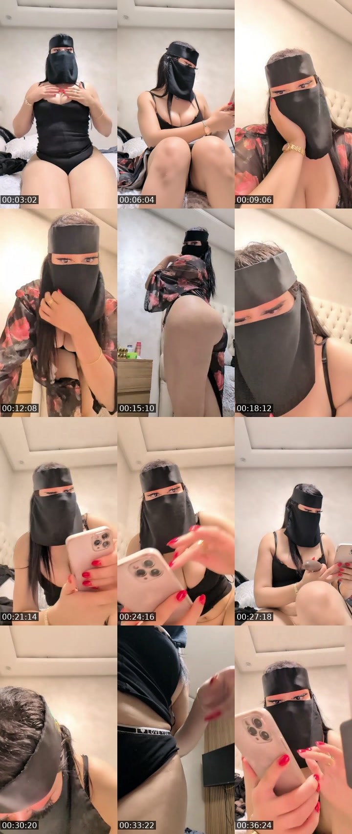 Contact-sheet preview of العنود خلفي دمار🔥🧿's SuperLive recording
