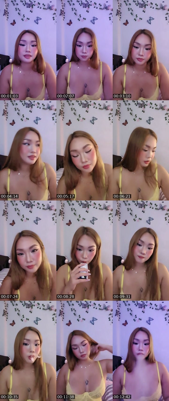 Contact-sheet preview of 💎ＰＩＰＥＲ💎's SuperLive recording