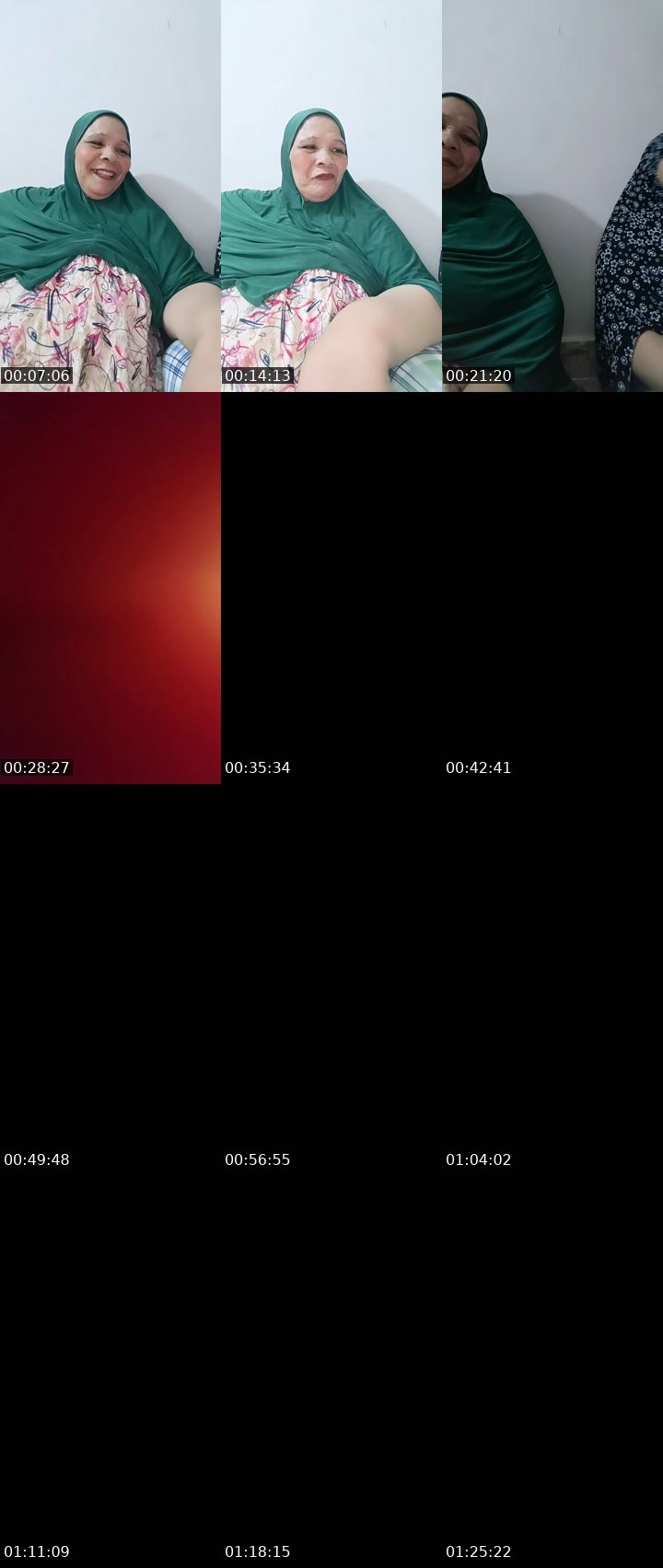 Contact-sheet preview of ماما نونه♥️😍🤲's SuperLive recording