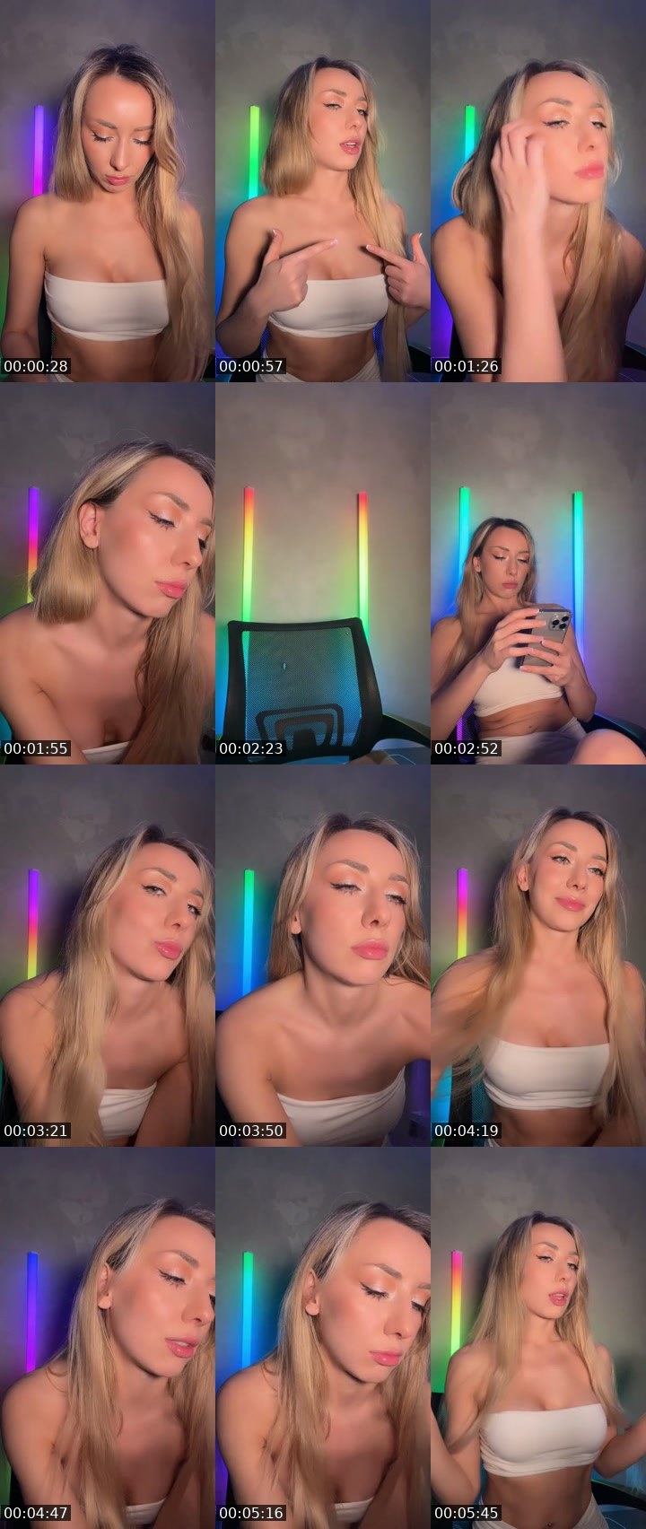 Contact-sheet preview of Alpha🐾's SuperLive recording