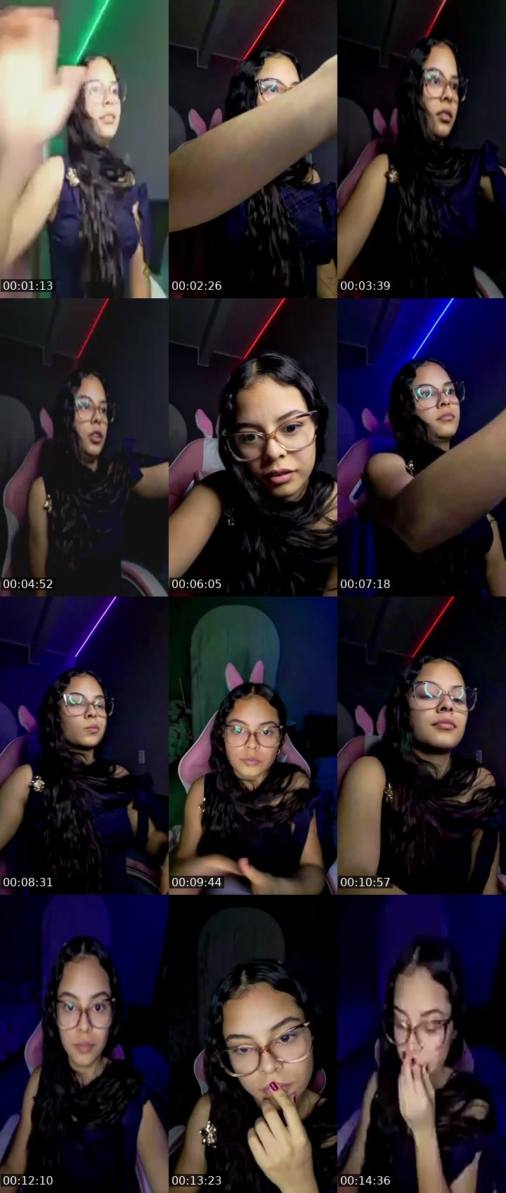 Contact-sheet preview of A mais mais❤️‍🔥's SuperLive recording