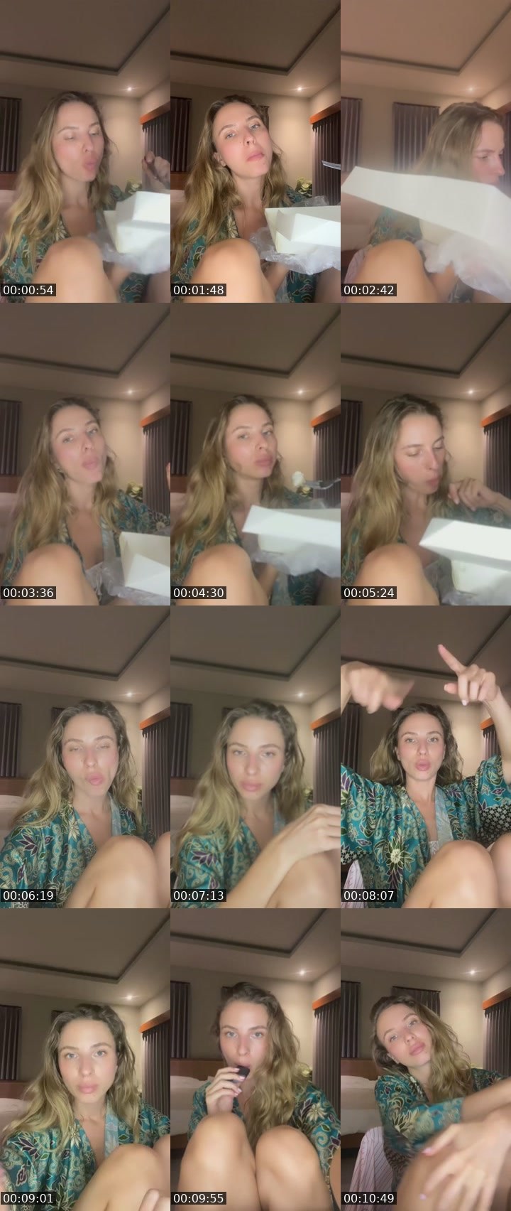 Contact-sheet preview of Sia 🌸's SuperLive recording