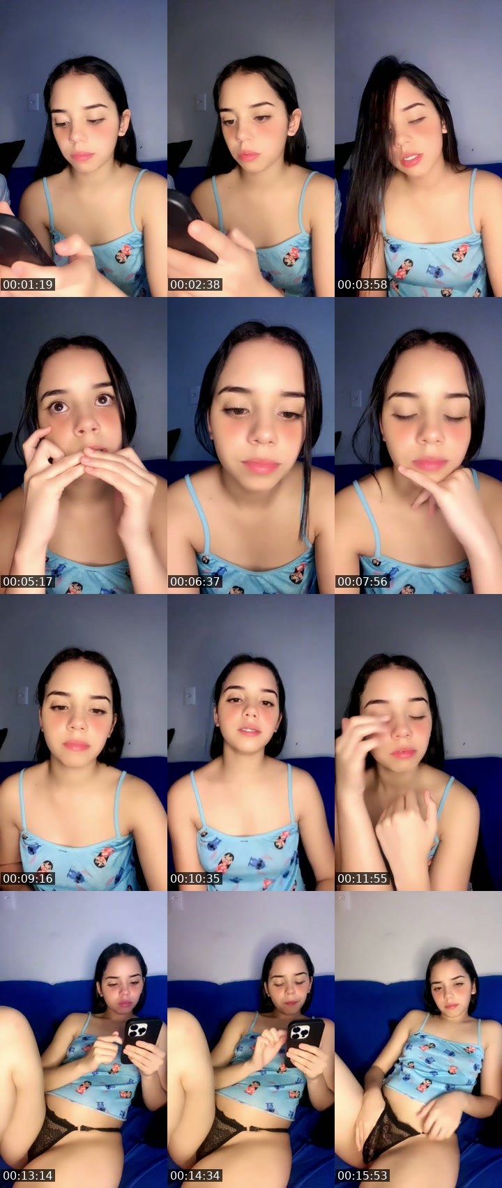 Contact-sheet preview of 💋𝐓𝐞𝐬𝐬𝐚🪽's SuperLive recording