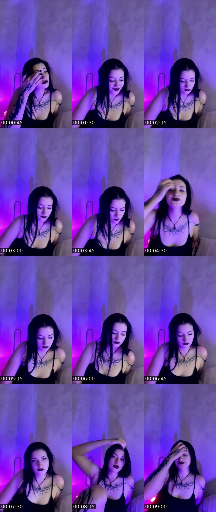 Contact-sheet preview of 𝒌𝒔𝒖𝒔𝒉𝒊𝒌𝒔𝒔🦇's SuperLive recording