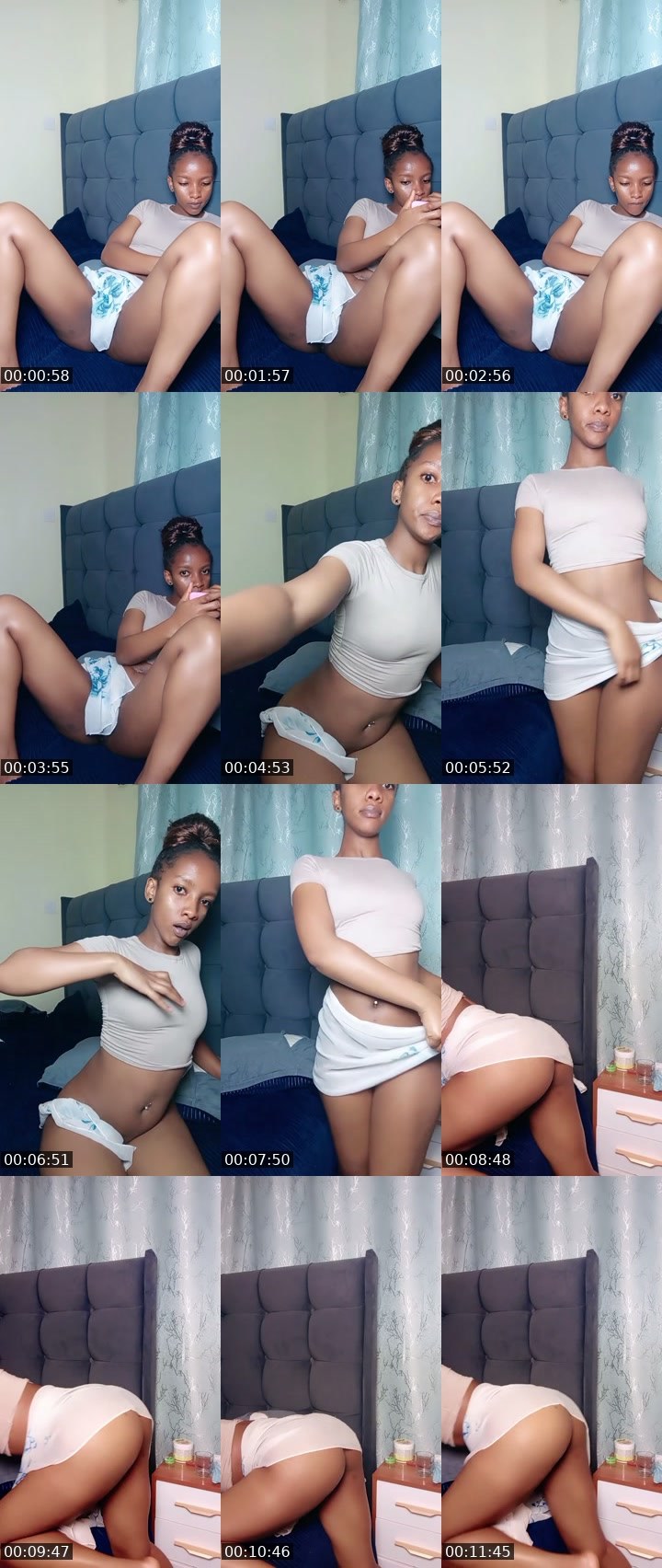 Contact-sheet preview of Nia👿♑'s SuperLive recording