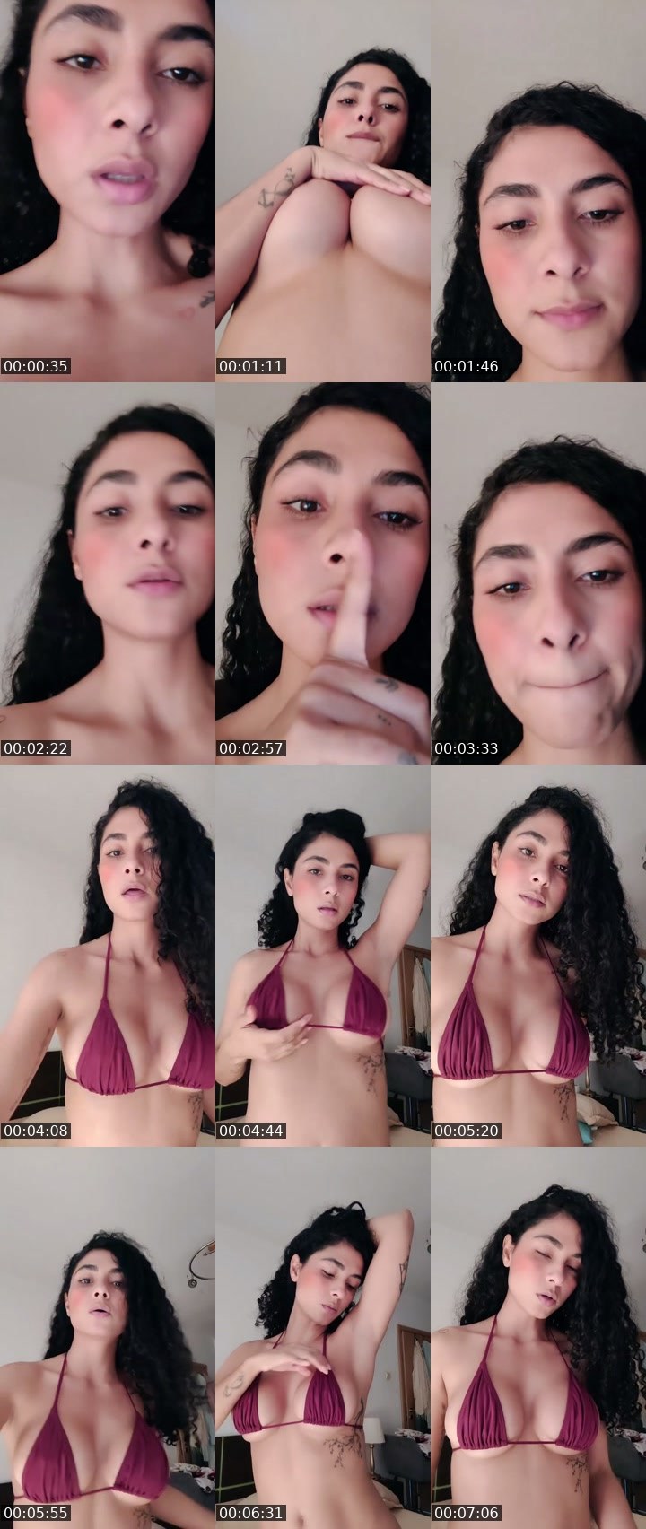 Contact-sheet preview of Violet ✨'s SuperLive recording