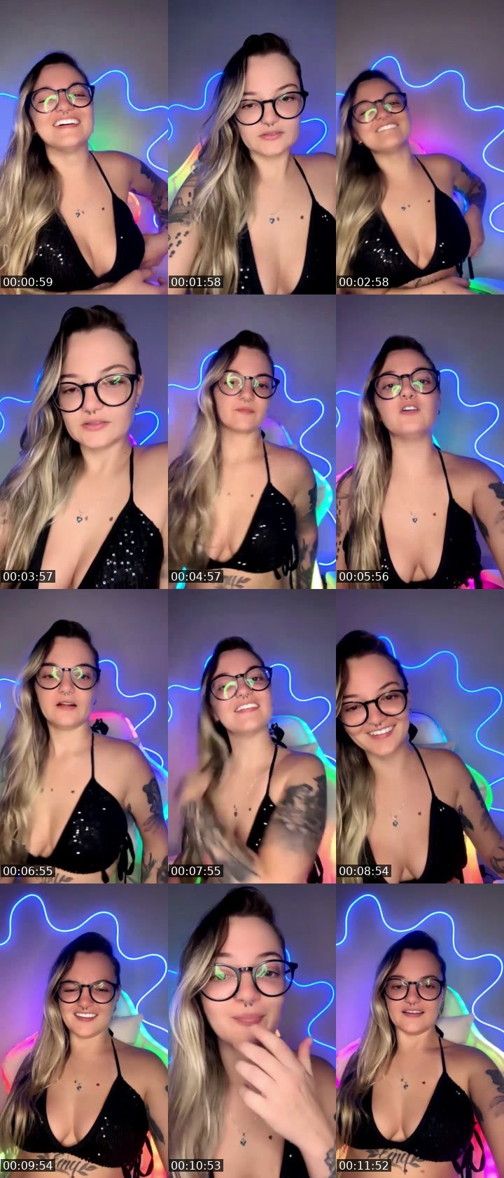 Contact-sheet preview of ⚜️🧿  𝑬𝒎𝒚  🧿⚜️'s SuperLive recording