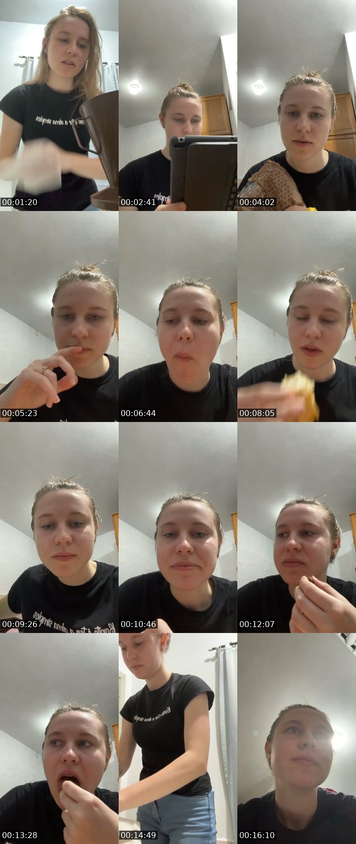 Contact-sheet preview of Amaya 🔱's SuperLive recording