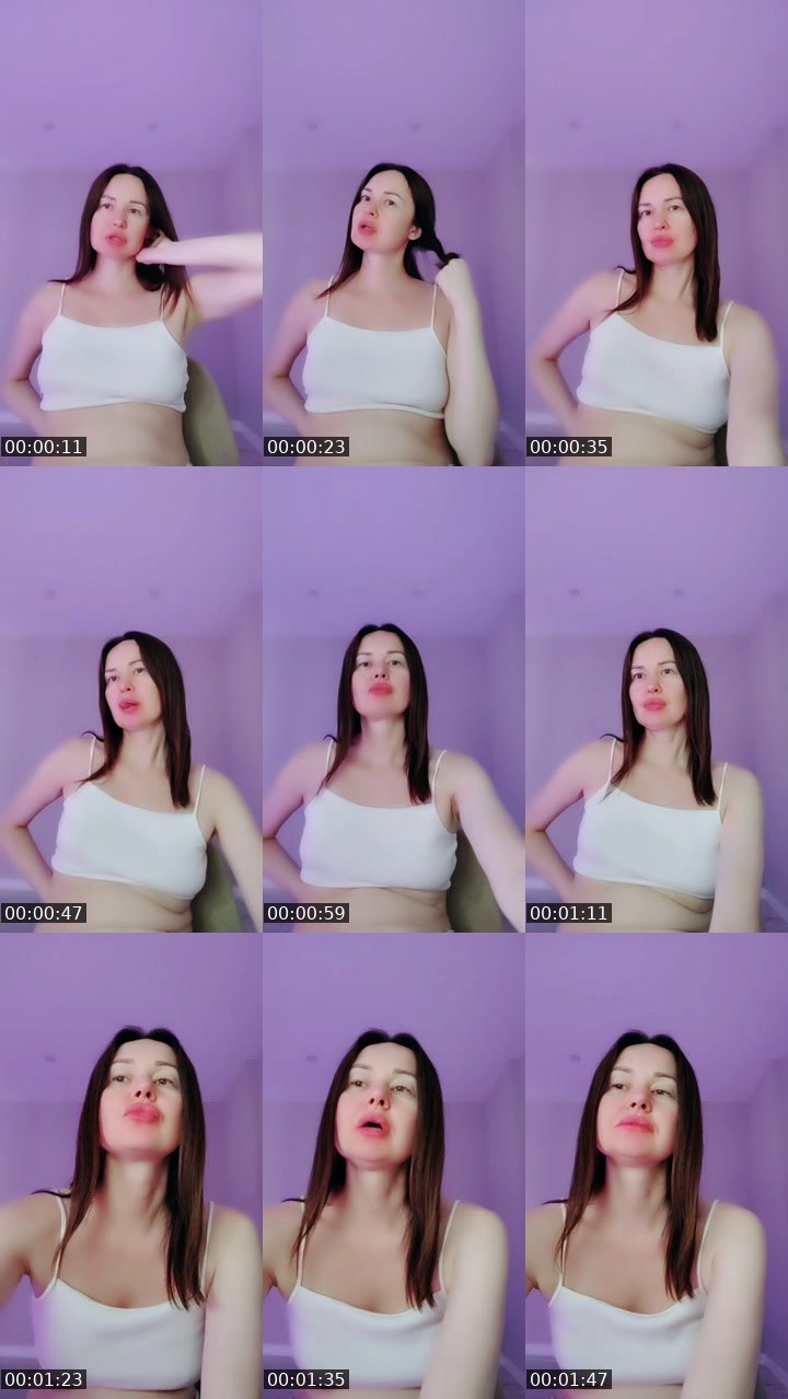 Contact-sheet preview of Dasha's SuperLive recording