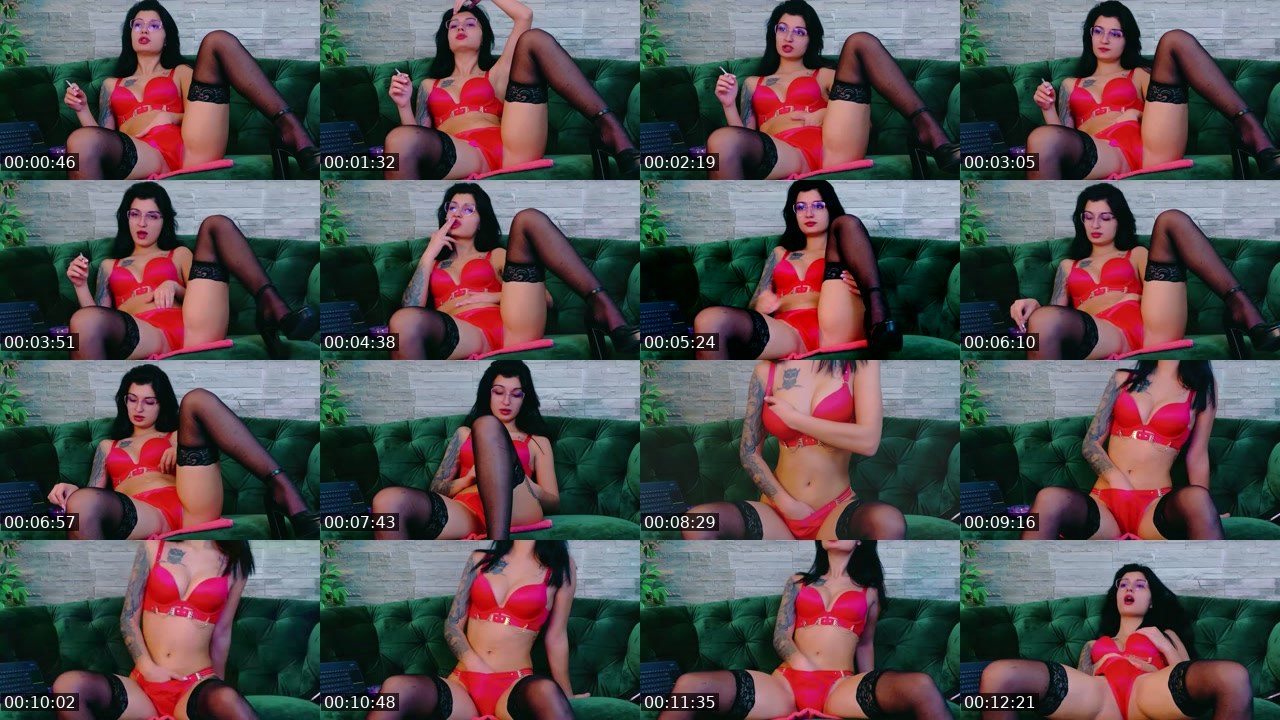 Contact-sheet preview of Avelynee's SuperLive recording