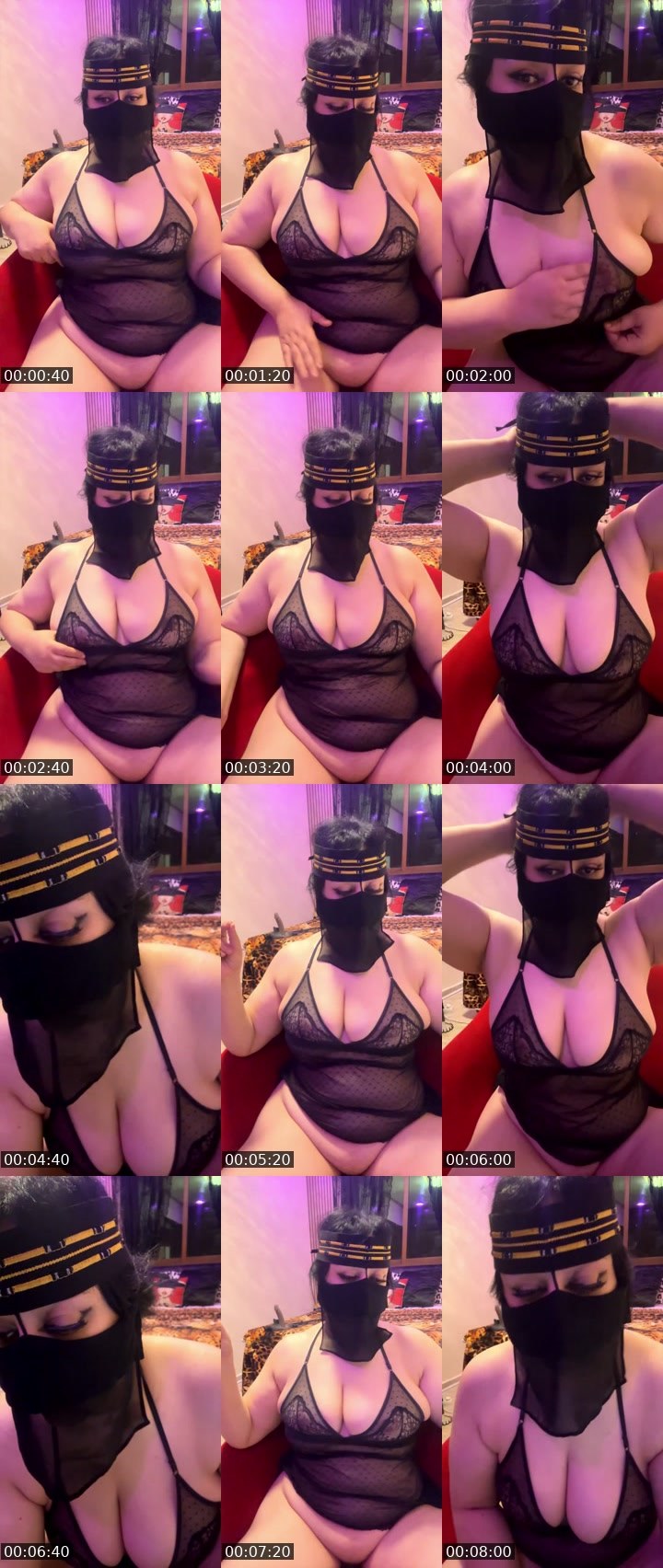 Contact-sheet preview of 👑 رمش الغلا👑👠🐕🐾's SuperLive recording
