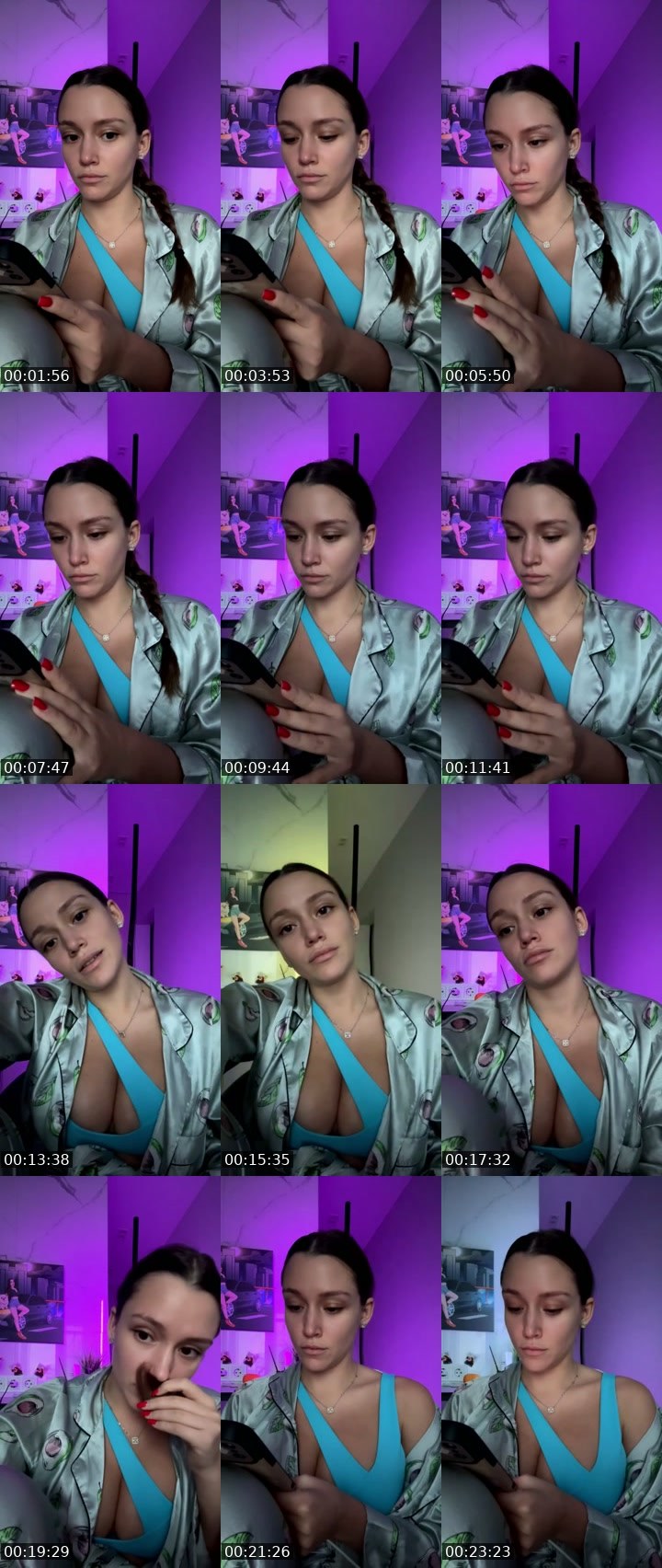 Contact-sheet preview of alenkaaa's SuperLive recording