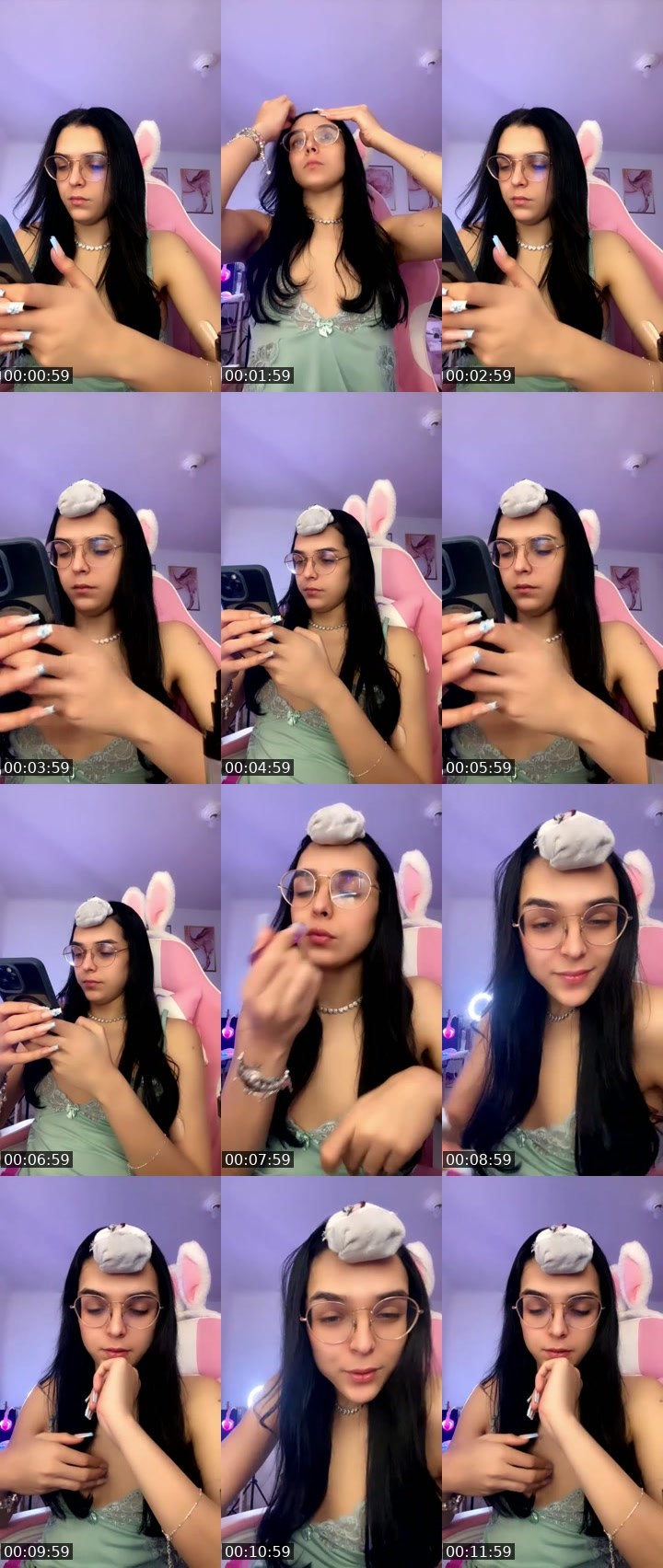 Contact-sheet preview of 🪙BARBI FONTNELLI🏳️‍⚧'s SuperLive recording