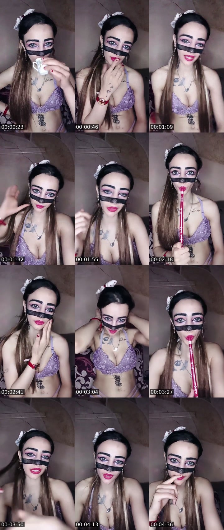 Contact-sheet preview of 💋❤️ ماروووو 💋s💋❣️'s SuperLive recording