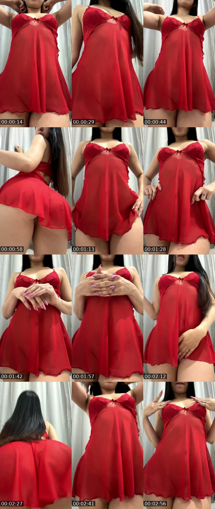 Contact-sheet preview of Sweet 🎀's SuperLive recording