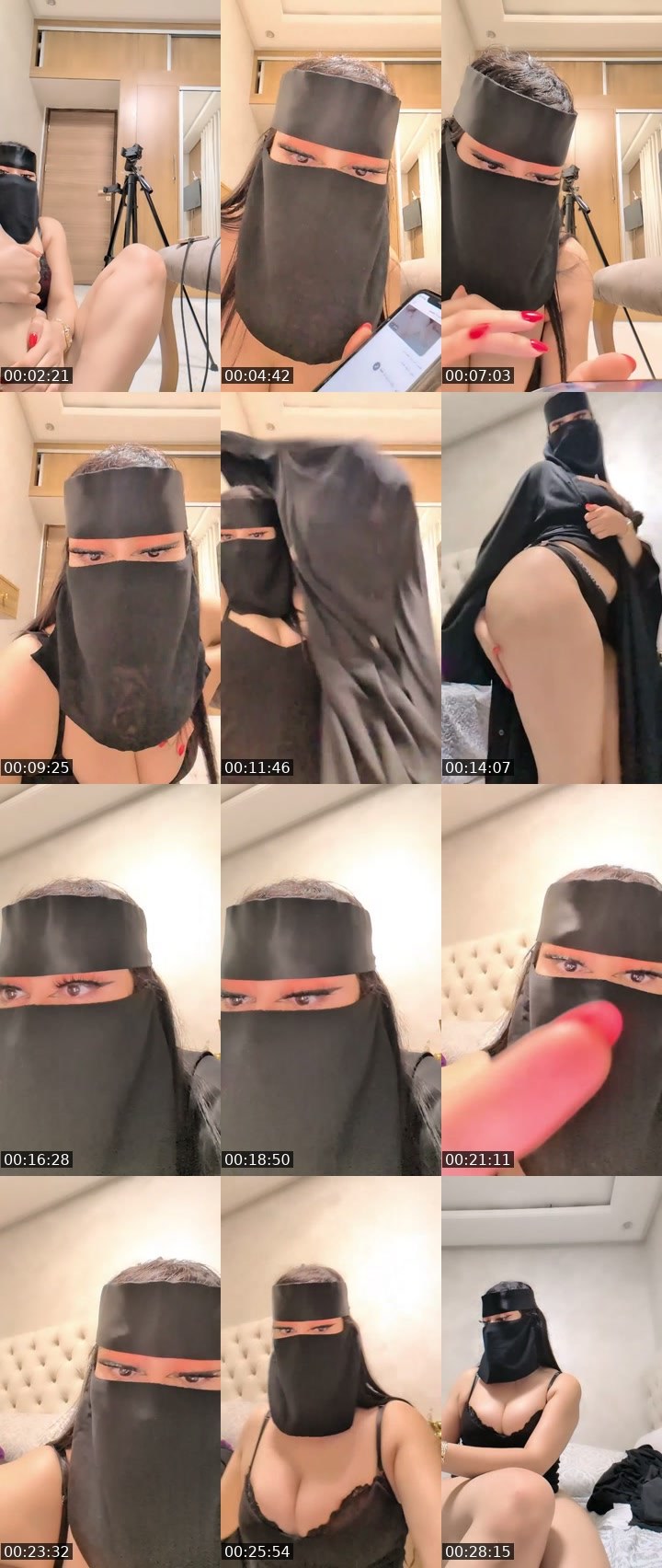 Contact-sheet preview of العنود خلفي دمار🔥🧿's SuperLive recording