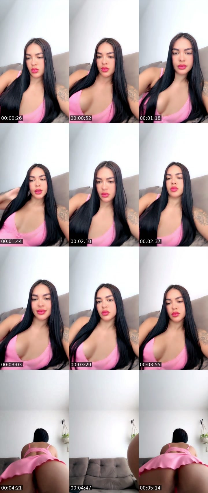 Contact-sheet preview of ®Baddie 🔫🔥🎰's SuperLive recording
