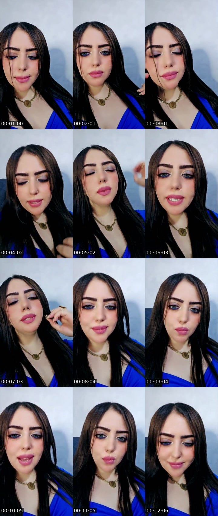 Contact-sheet preview of بسبۆسة🧁💃's SuperLive recording