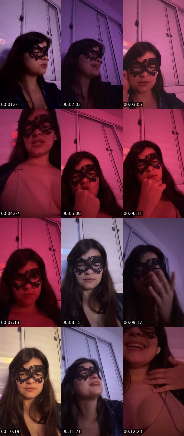 Contact-sheet preview of Lola's SuperLive recording