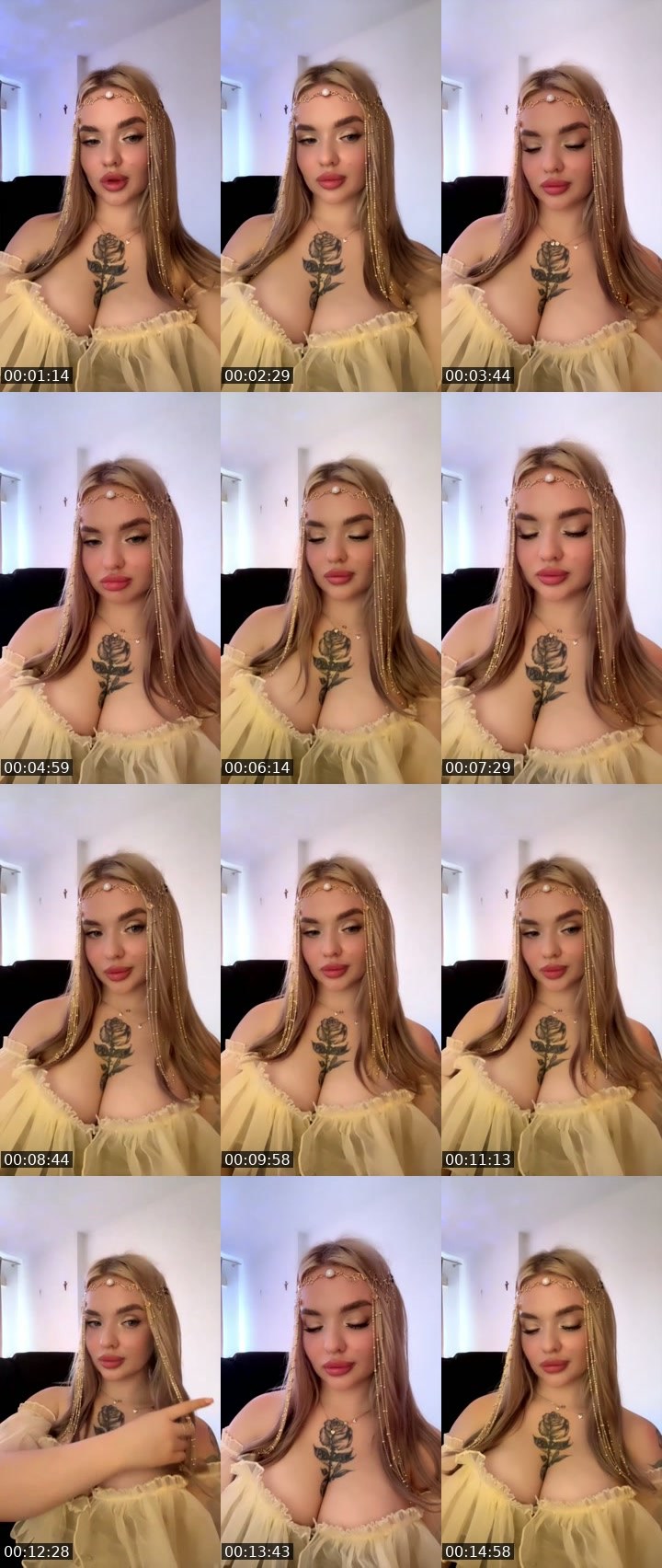 Contact-sheet preview of SABRINA's SuperLive recording