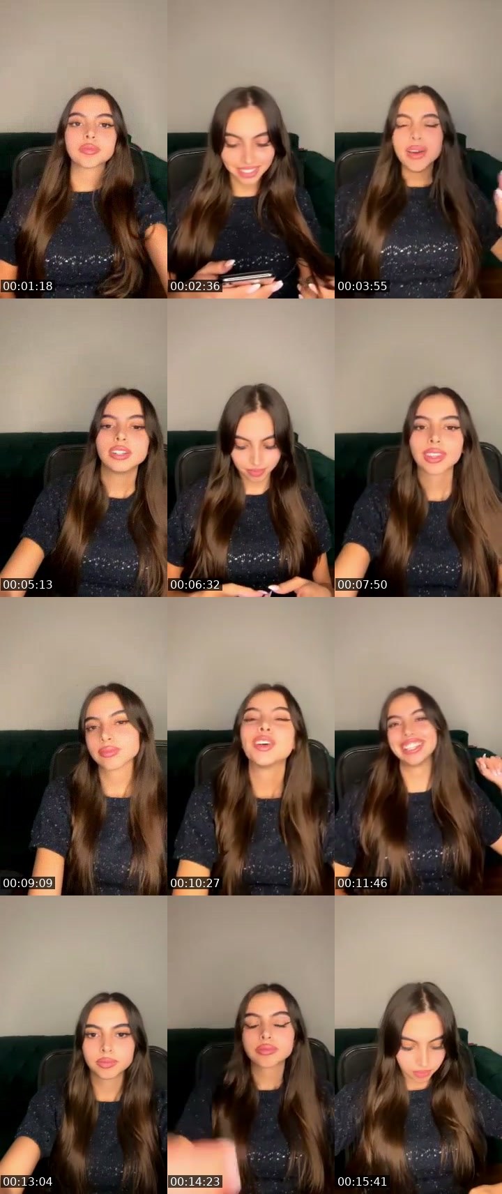 Contact-sheet preview of ‏‏‏﮼الفراشة🦋's SuperLive recording