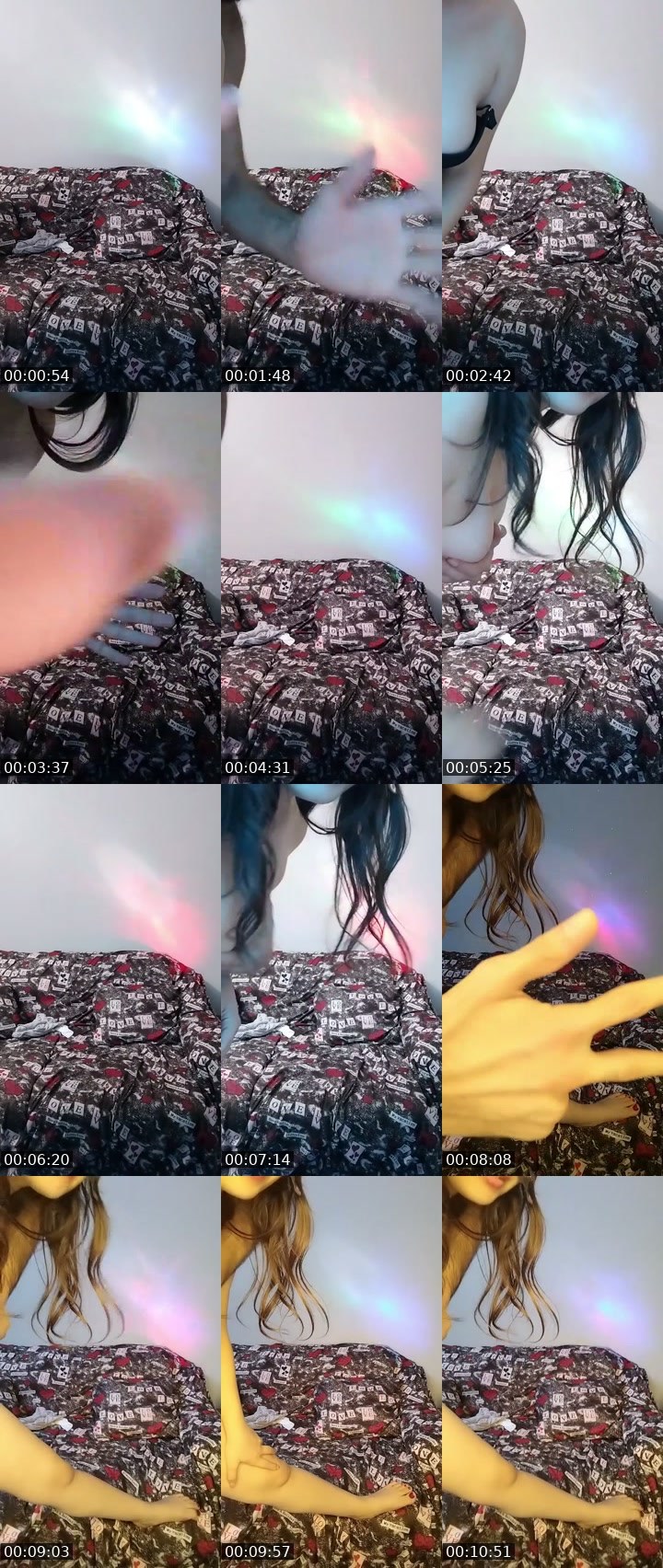 Contact-sheet preview of Eileen & Tala's SuperLive recording