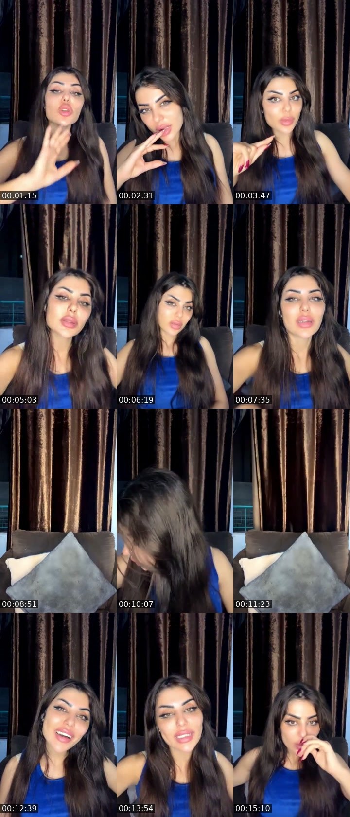 Contact-sheet preview of 🎁🎁R҉I҉T҉A҉ᴬᴹᴺ🇸🇦🕊️'s SuperLive recording