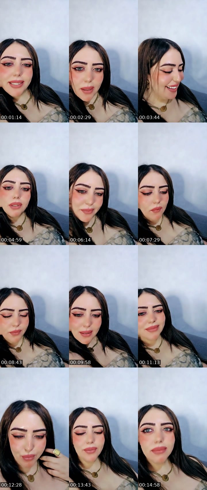 Contact-sheet preview of بسبۆسة🧁💃's SuperLive recording