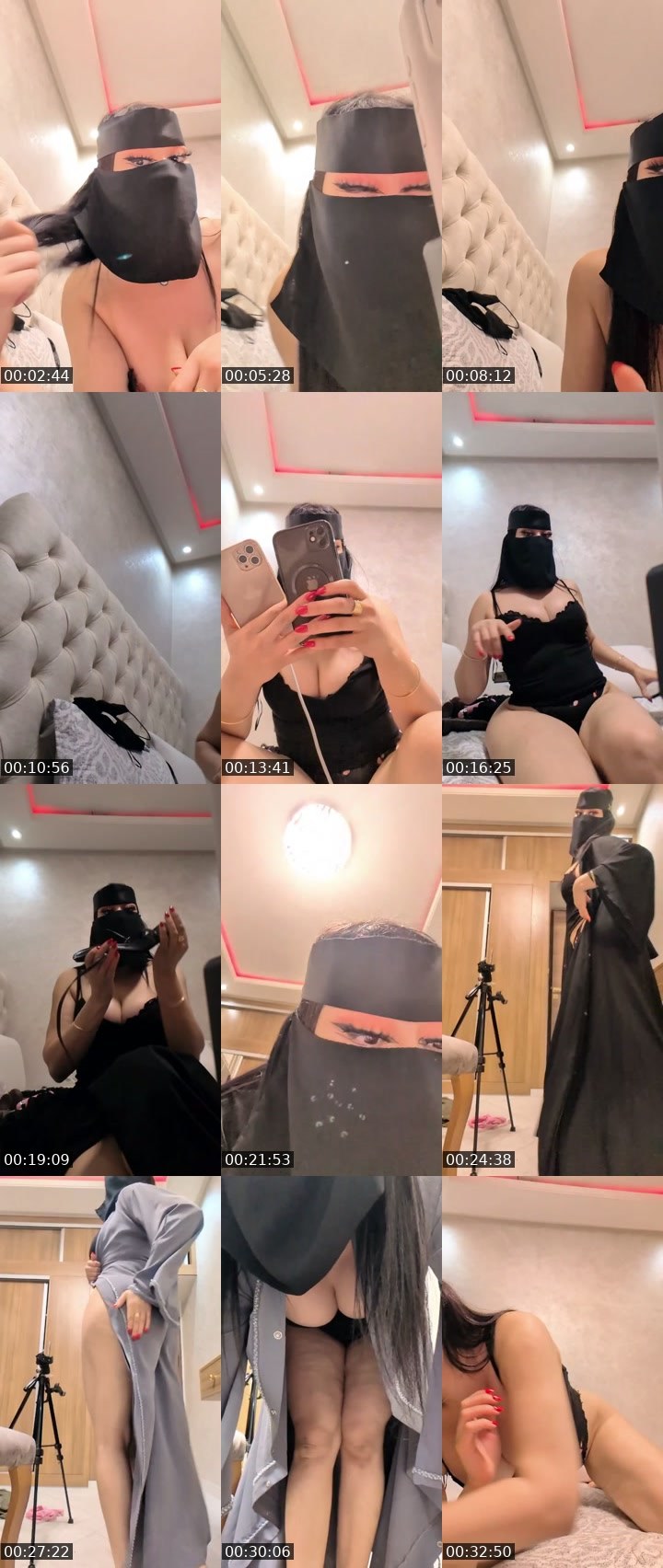 Contact-sheet preview of العنود خلفي دمار🔥🧿's SuperLive recording