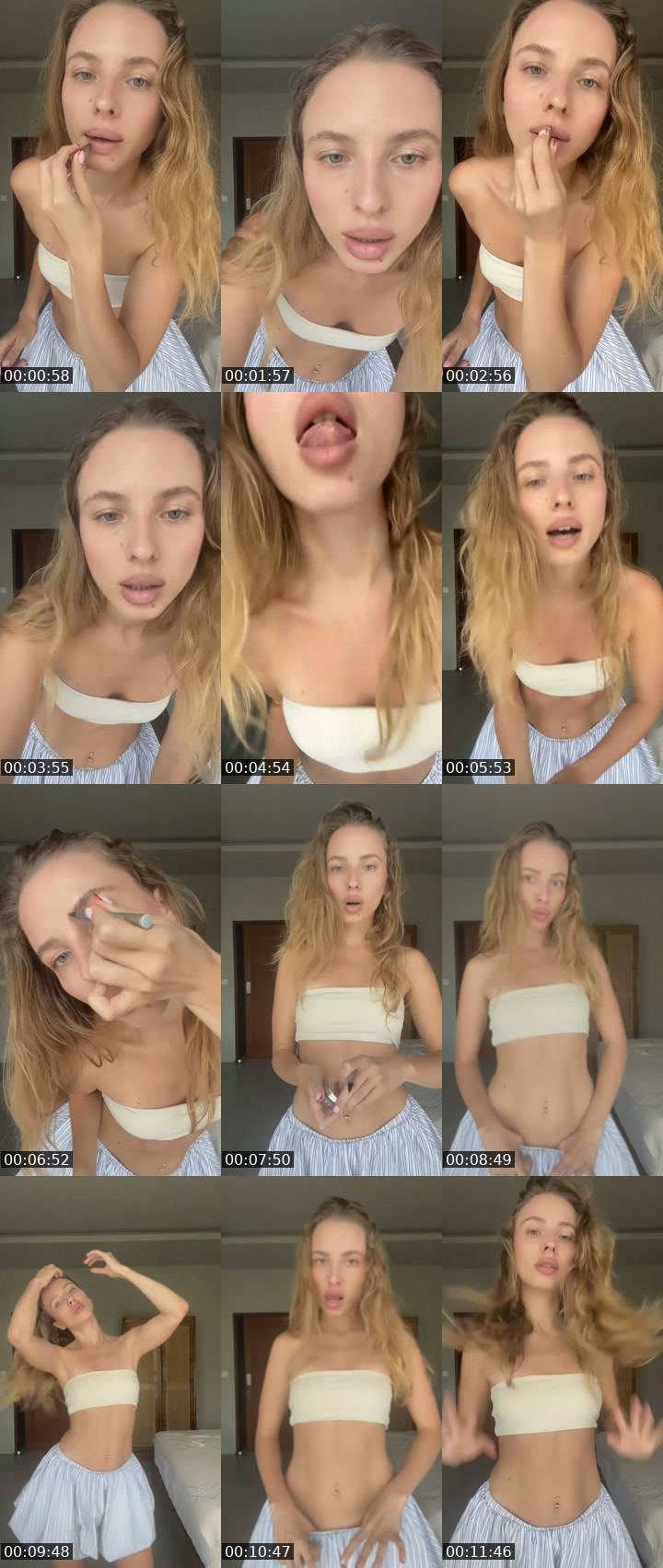 Contact-sheet preview of Sia 🌸's SuperLive recording