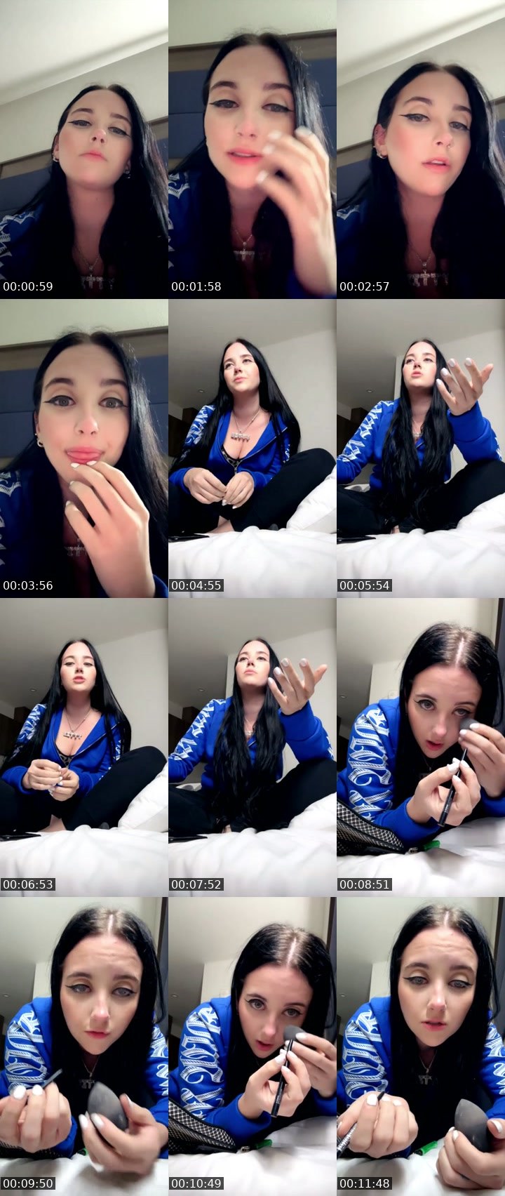 Contact-sheet preview of KautiousKitty🦋🩵's SuperLive recording