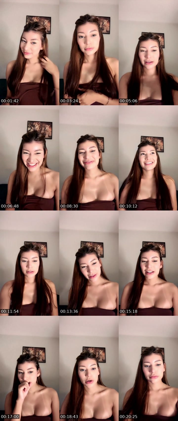 Contact-sheet preview of 🌸Agda Loren🌸's SuperLive recording