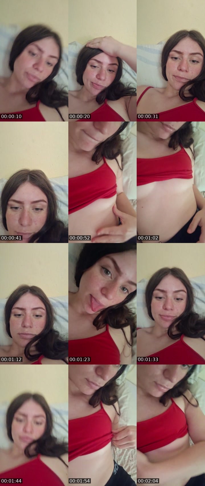 Contact-sheet preview of larinha's SuperLive recording