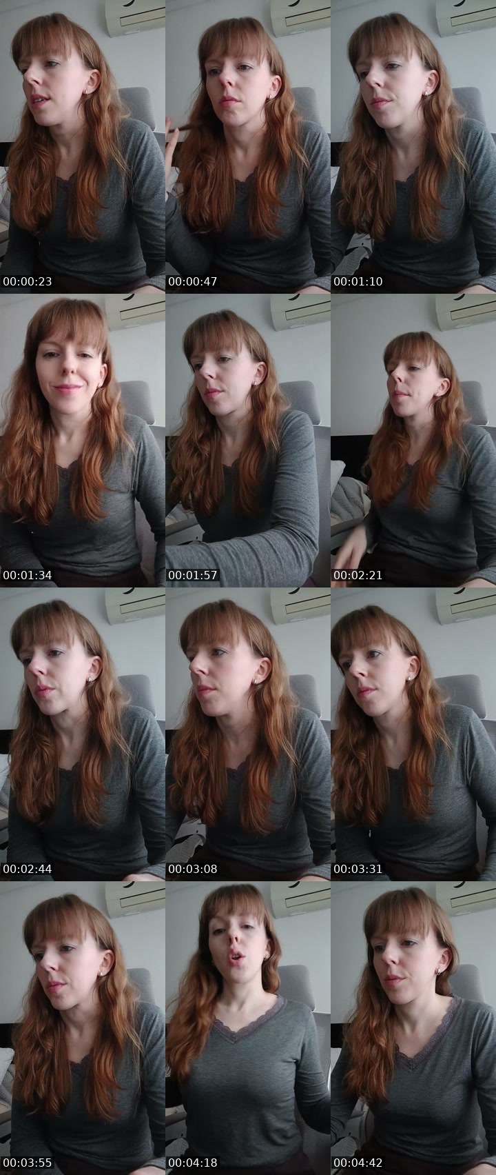Contact-sheet preview of KarenLatina's SuperLive recording