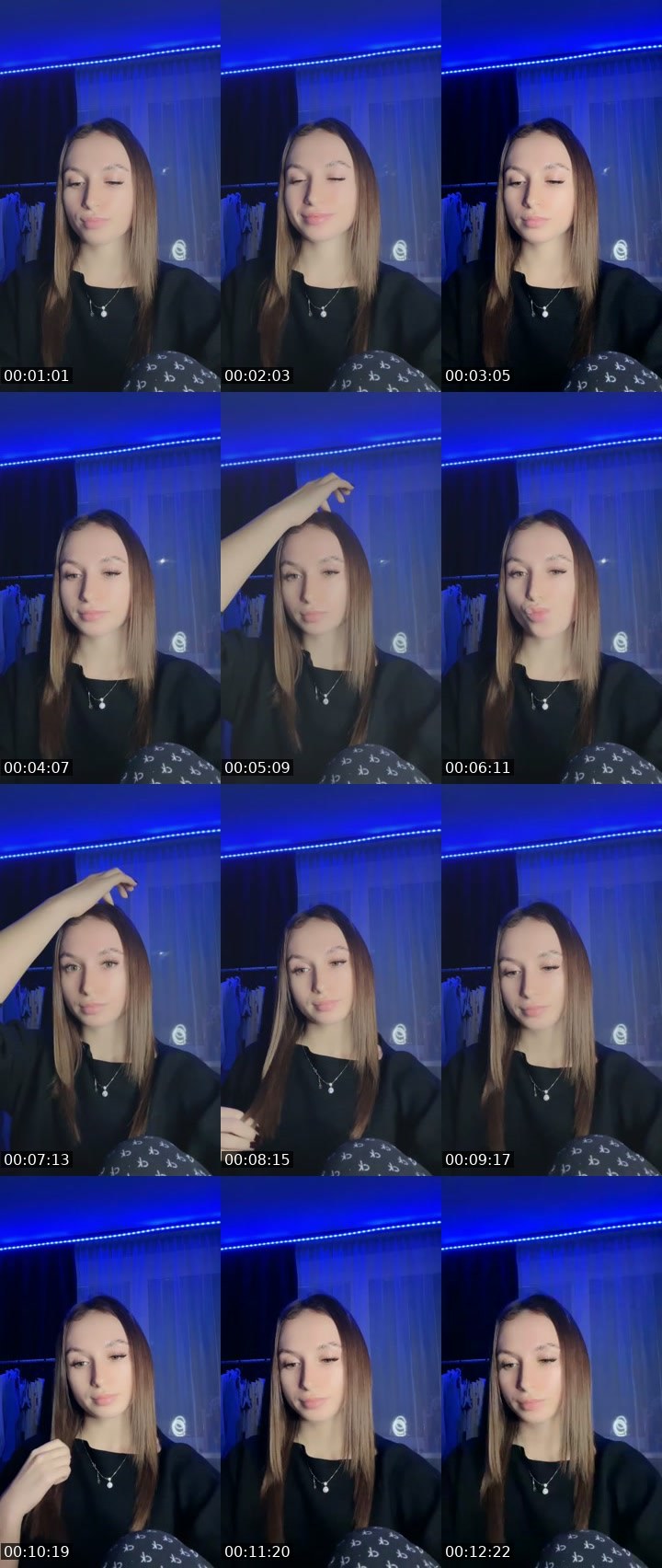 Contact-sheet preview of Foxic ✈️✨'s SuperLive recording