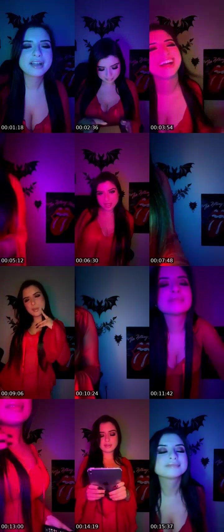 Contact-sheet preview of I𝔫𝔱𝔬x𝔦𝔠𝔞𝔱𝔦𝔬𝔫𝔛🧛🏼‍♀️'s SuperLive recording