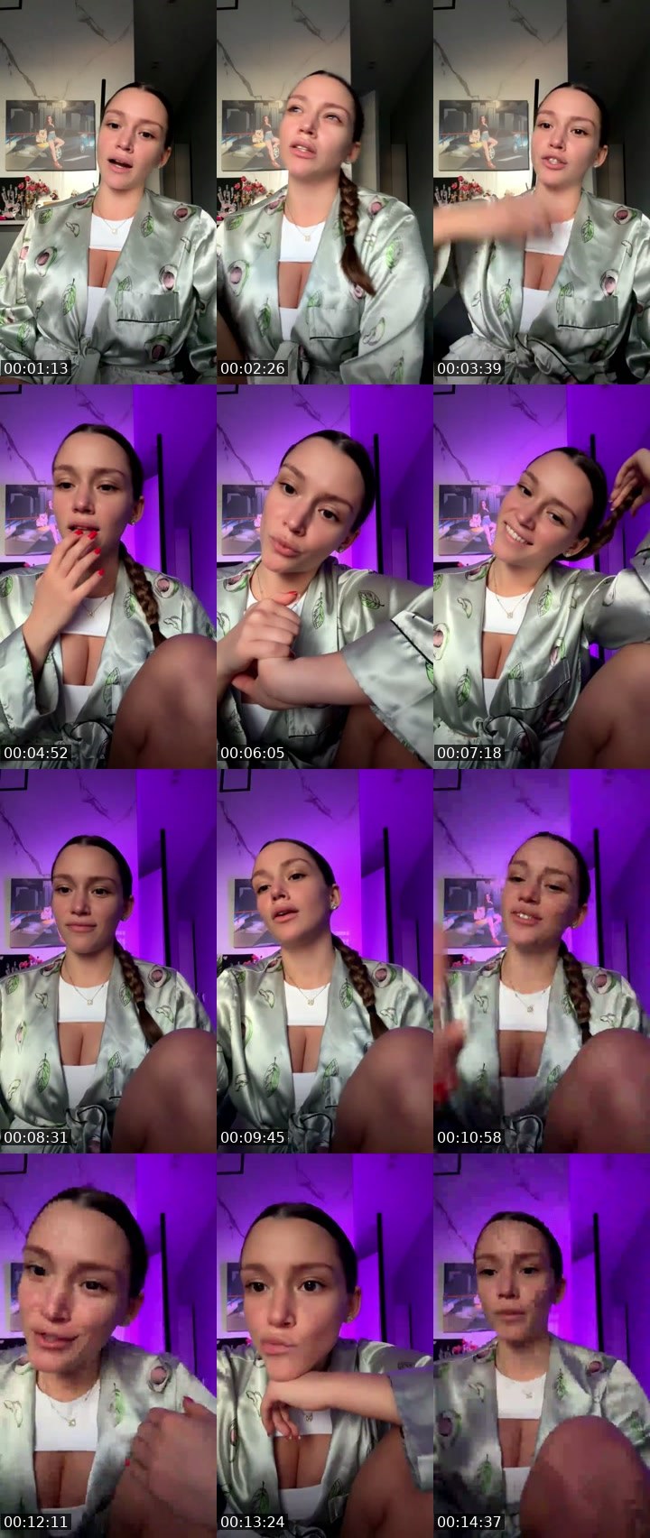 Contact-sheet preview of alenkaaa's SuperLive recording