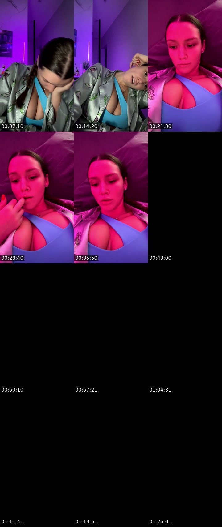 Contact-sheet preview of alenkaaa's SuperLive recording