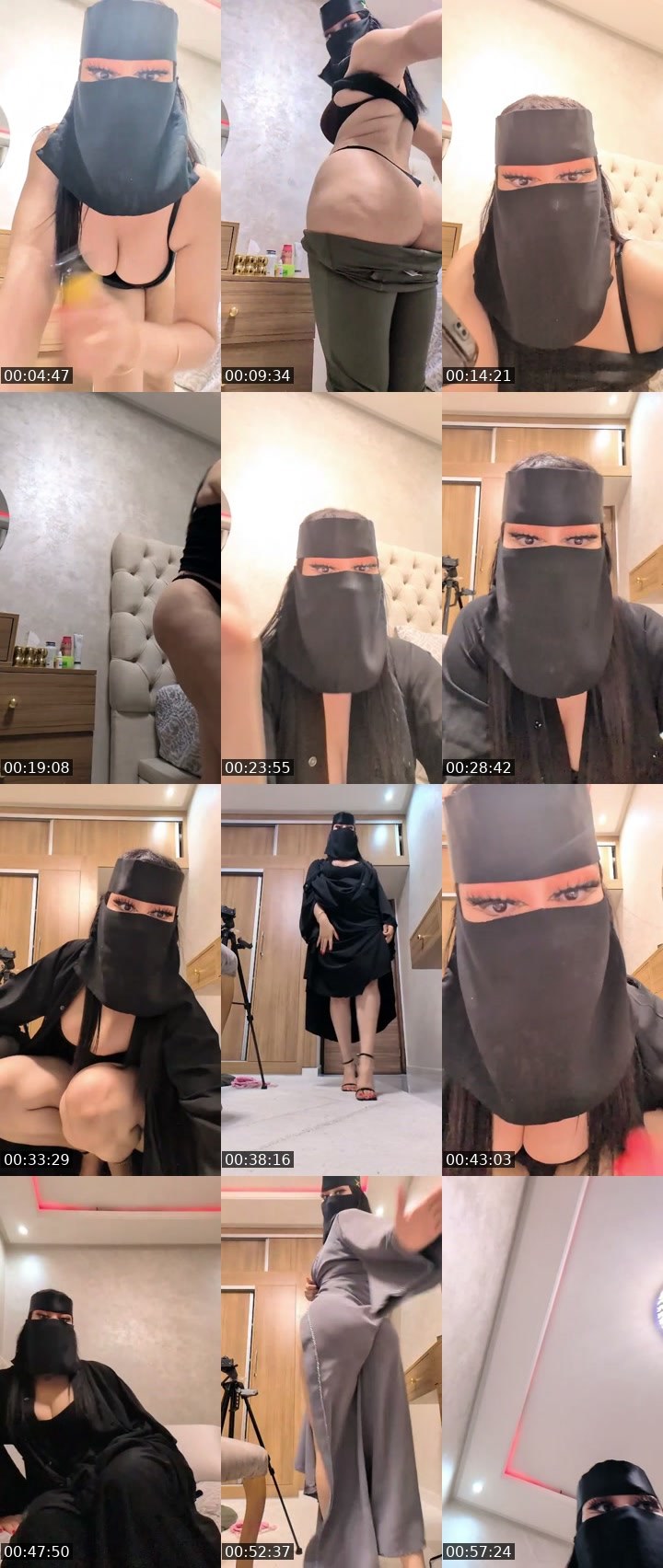 Contact-sheet preview of العنود خلفي دمار🔥🧿's SuperLive recording