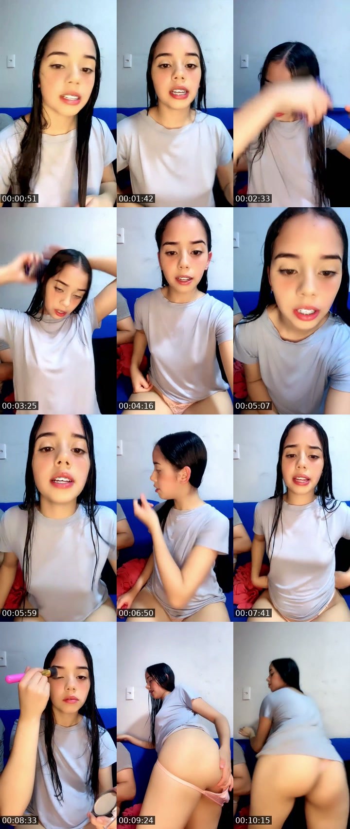 Contact-sheet preview of 💋𝐓𝐞𝐬𝐬𝐚🪽's SuperLive recording