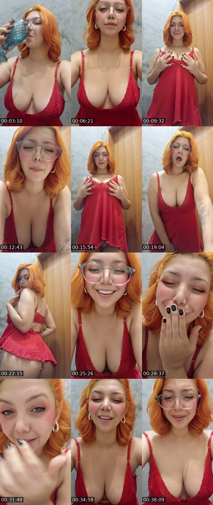 Contact-sheet preview of 🔥 Nami 🔥🍁's SuperLive recording